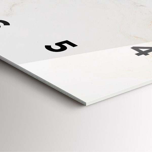 Zegar na ścianę kwadratowy Artystyczny marmur