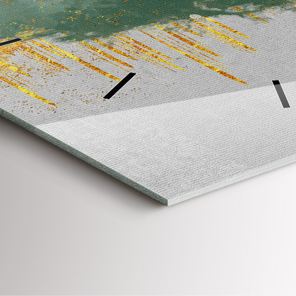 Zegar na ścianę kwadratowy Dekoracyjny wzór