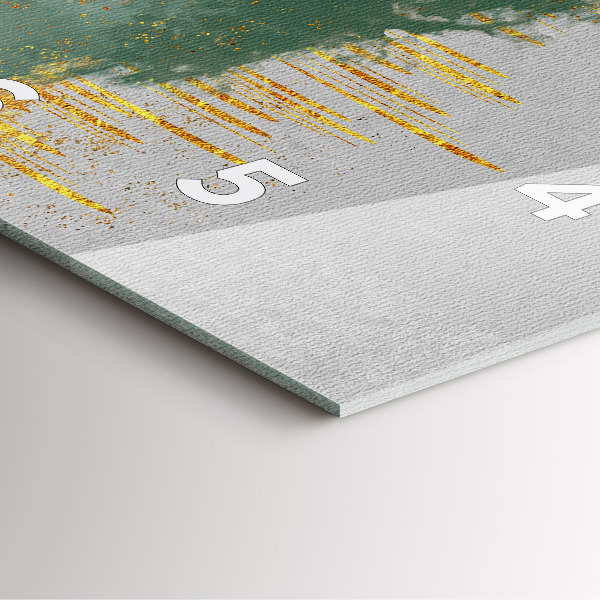 Zegar na ścianę kwadratowy Dekoracyjny wzór