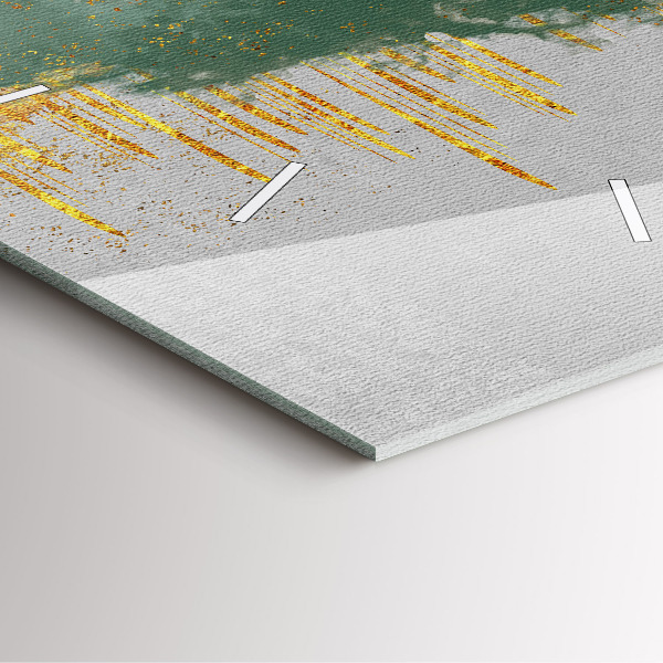 Zegar na ścianę kwadratowy Dekoracyjny wzór