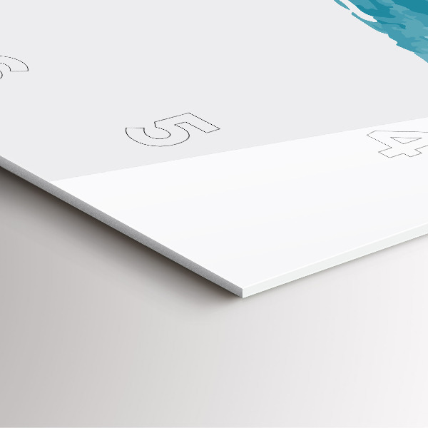 Zegar na ścianę kwadratowy Pociągnięcia pędzla