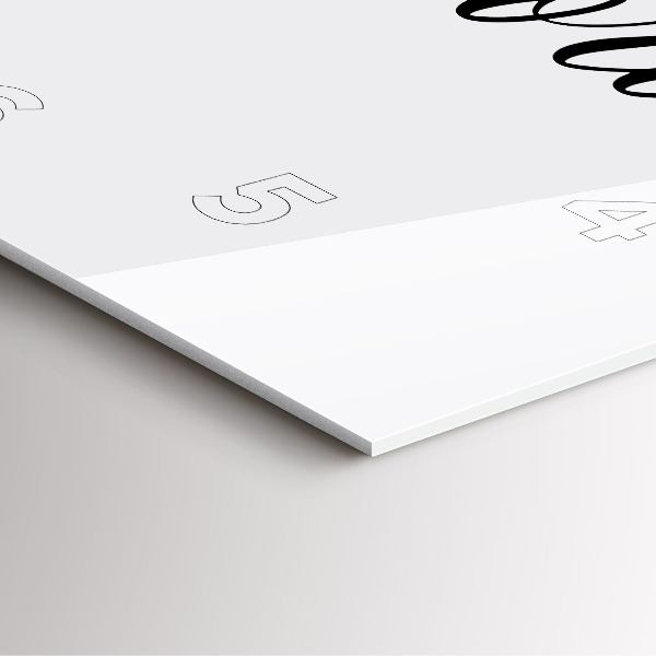 Zegar na ścianę kwadratowy Napis Memories