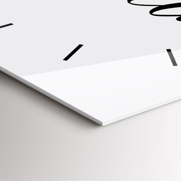 Zegar na ścianę kwadratowy Napis Adventure