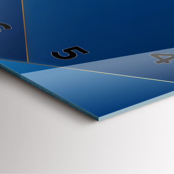 Zegar na ścianę kwadratowy Ozdobna abstrakcja