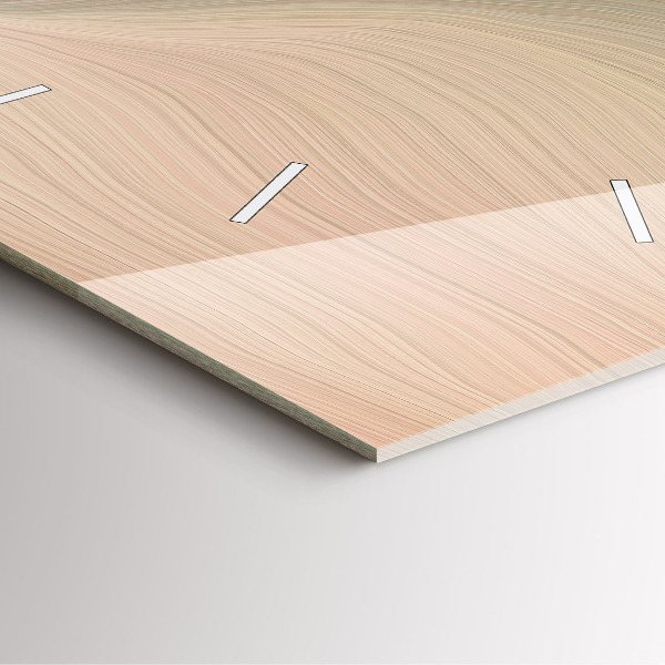 Zegar na ścianę kwadratowy Abstrakcja fal