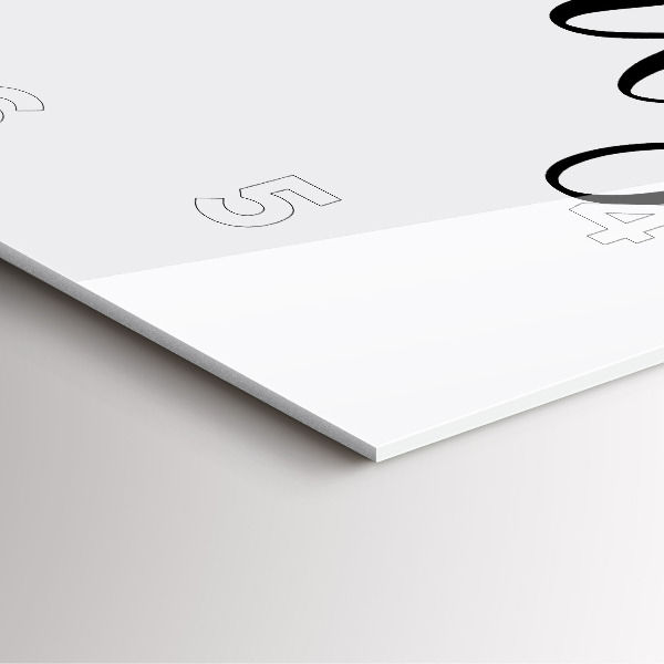 Zegar na ścianę kwadratowy Napis Family i serce