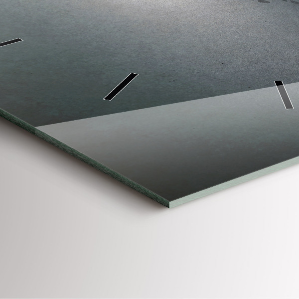 Zegar na ścianę kwadratowy Wędrowiec w ciemności