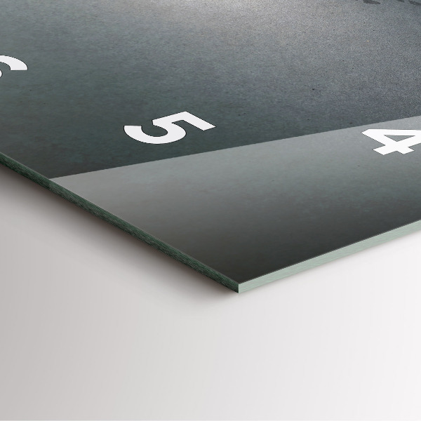 Zegar na ścianę kwadratowy Wędrowiec w ciemności