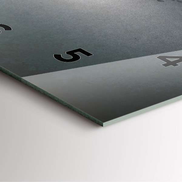 Zegar na ścianę kwadratowy Wędrowiec w ciemności