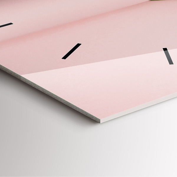 Zegar na ścianę kwadratowy Bukiet kwiatów tulipanów