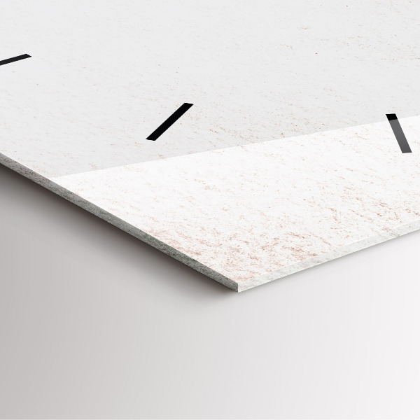 Zegar na ścianę kwadratowy Wzór dekoracyjny