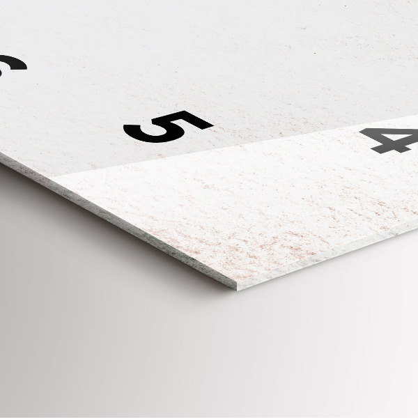 Zegar na ścianę kwadratowy Wzór dekoracyjny