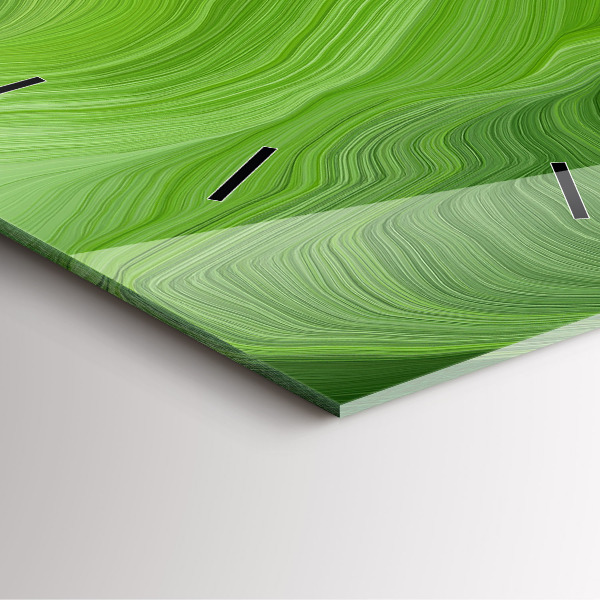 Zegar na ścianę kwadratowy Nowoczesne fale