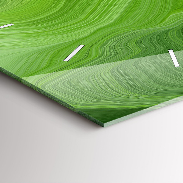 Zegar na ścianę kwadratowy Nowoczesne fale