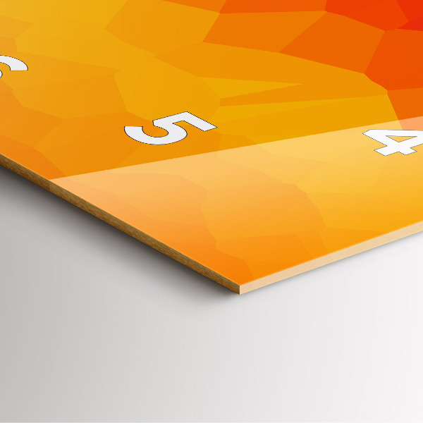 Zegar na ścianę kwadratowy Kolorowa abstrakcja