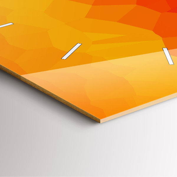 Zegar na ścianę kwadratowy Kolorowa abstrakcja