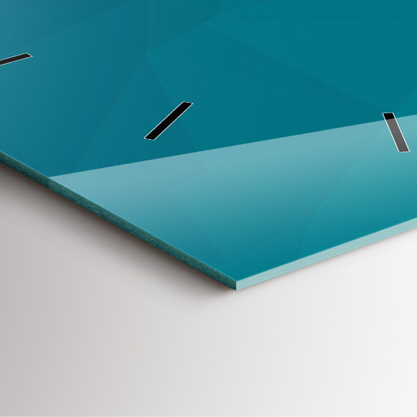 Zegar na ścianę kwadratowy Morska abstrakcja