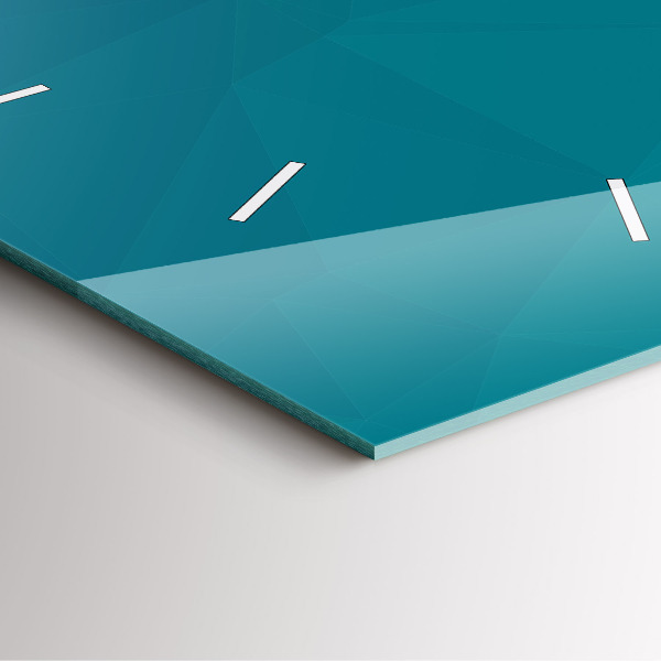 Zegar na ścianę kwadratowy Morska abstrakcja