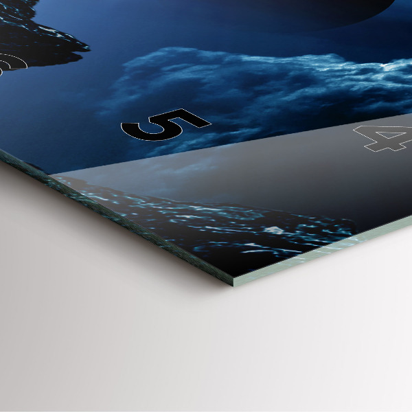 Zegar na ścianę kwadratowy Wielka galaktyka