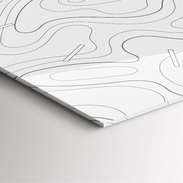 Zegar na ścianę kwadratowy Plamy abstrakcja