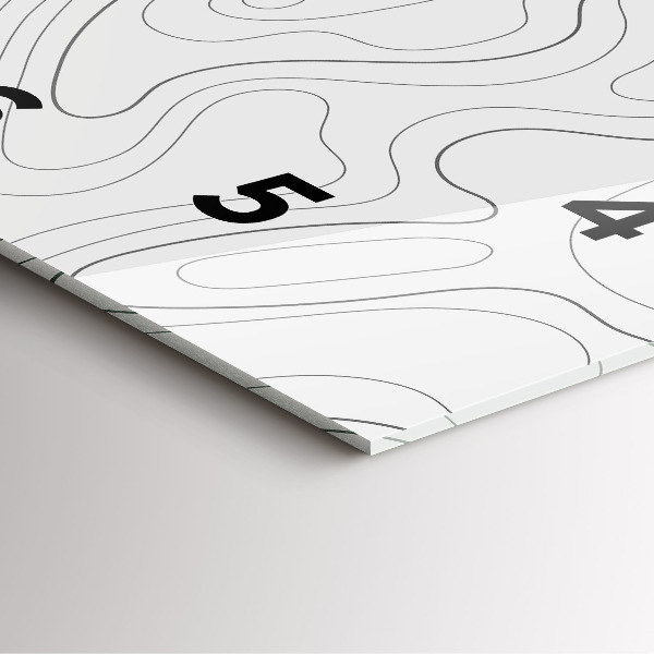 Zegar na ścianę kwadratowy Plamy abstrakcja