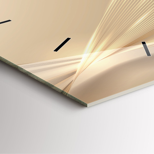 Zegar na ścianę kwadratowy Abstrakcyjne światło