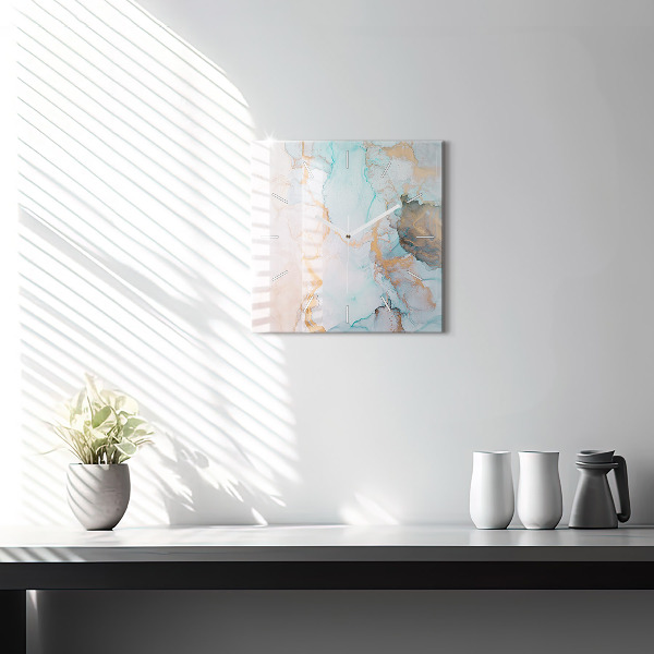 Zegar na ścianę kwadratowy Abstrakcyjny obraz