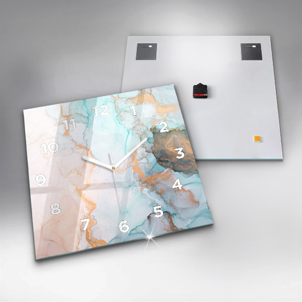 Zegar na ścianę kwadratowy Abstrakcyjny obraz