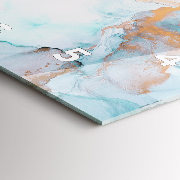 Zegar na ścianę kwadratowy Abstrakcyjny obraz