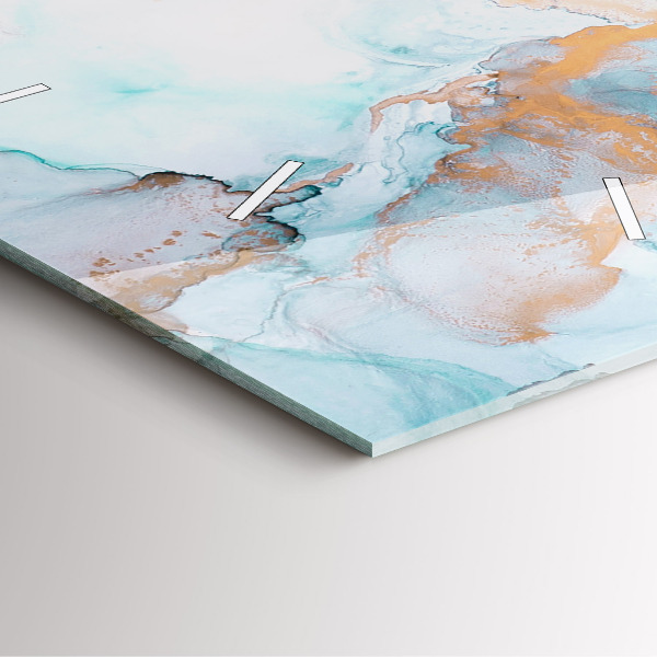 Zegar na ścianę kwadratowy Abstrakcyjny obraz