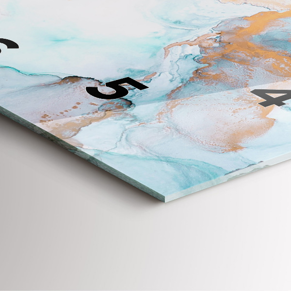 Zegar na ścianę kwadratowy Abstrakcyjny obraz