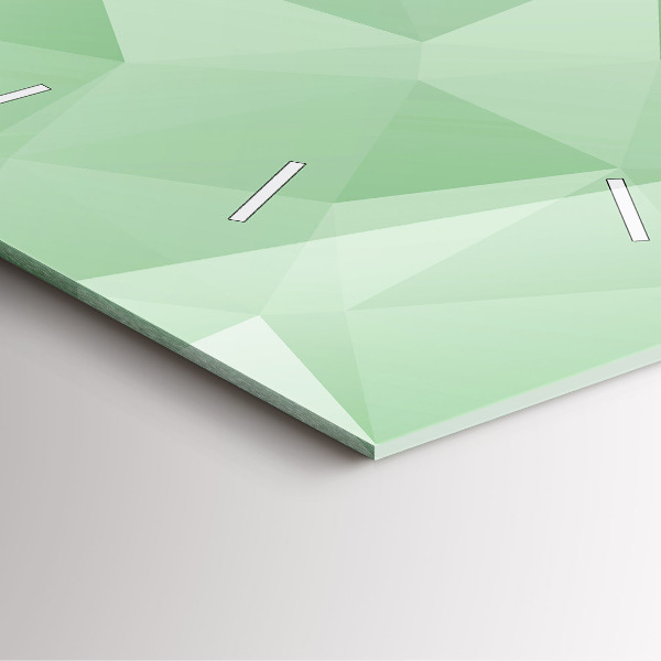 Zegar na ścianę kwadratowy Trójkąty abstrakcja