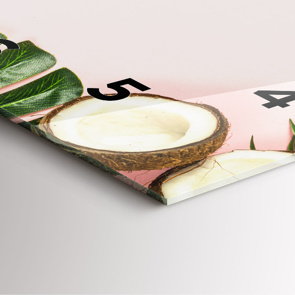 Zegar na ścianę kwadratowy Letni nastrój