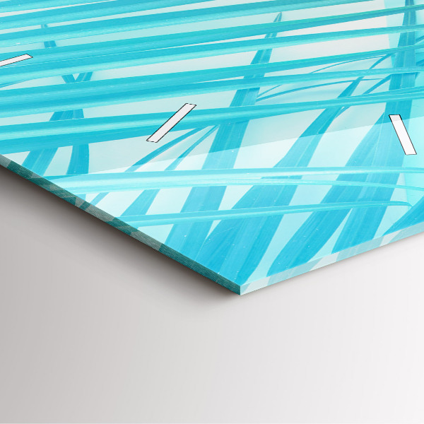 Kwadratowy zegar Tropikalna palma