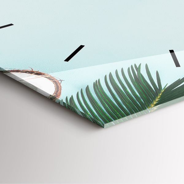 Kwadratowy zegar Letnia kompozycja