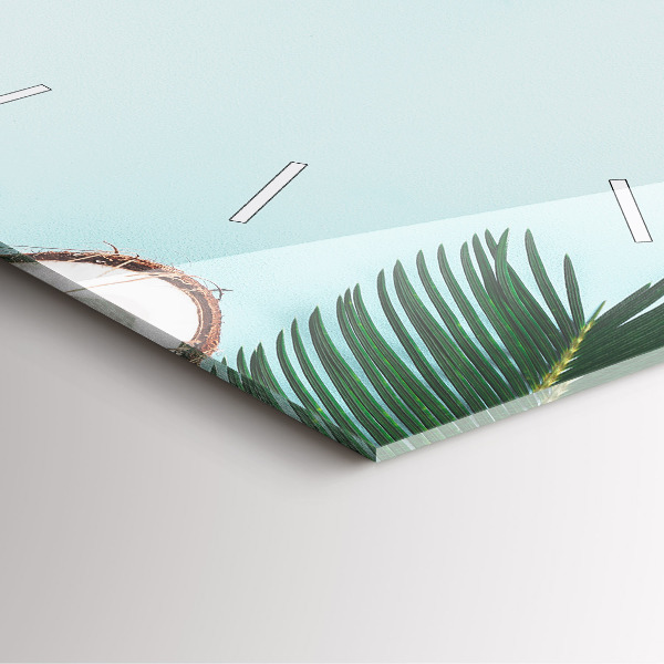 Kwadratowy zegar Letnia kompozycja