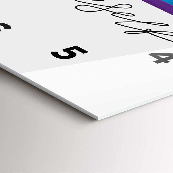 Kwadratowy zegar Napis Be yourself