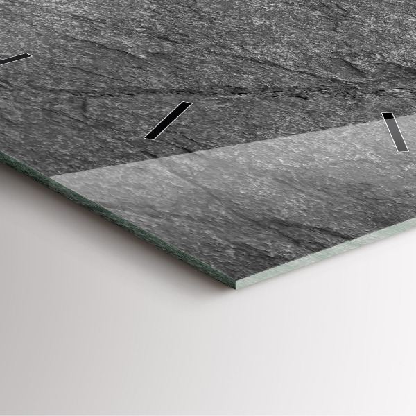 Kwadratowy zegar Skała wulkaniczna