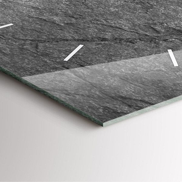 Kwadratowy zegar Skała wulkaniczna