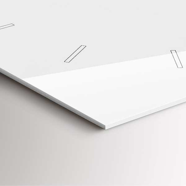 Kwadratowy zegar Tropikalne liście