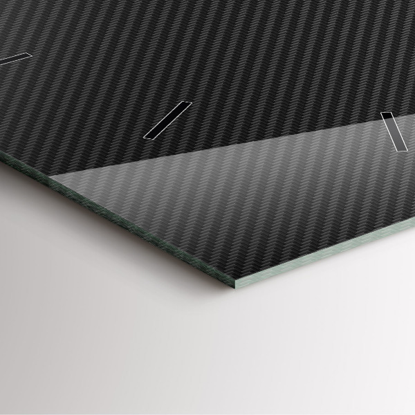 Kwadratowy zegar Ciemna abstrakcja