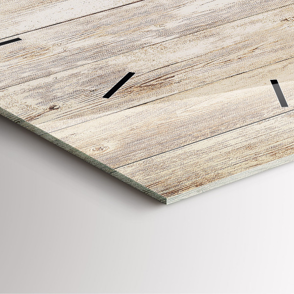 Kwadratowy zegar Drewniane panele