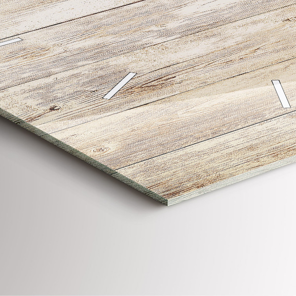 Kwadratowy zegar Drewniane panele