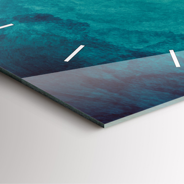 Kwadratowy zegar Abstrakcja głębia