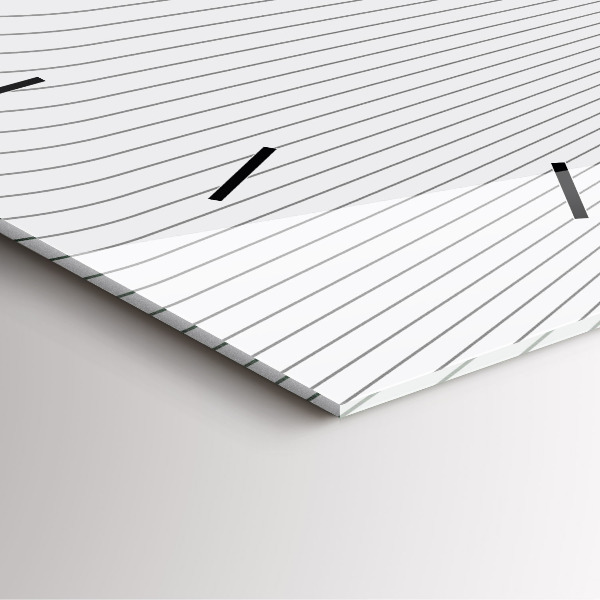 Kwadratowy zegar Linie abstrakcja