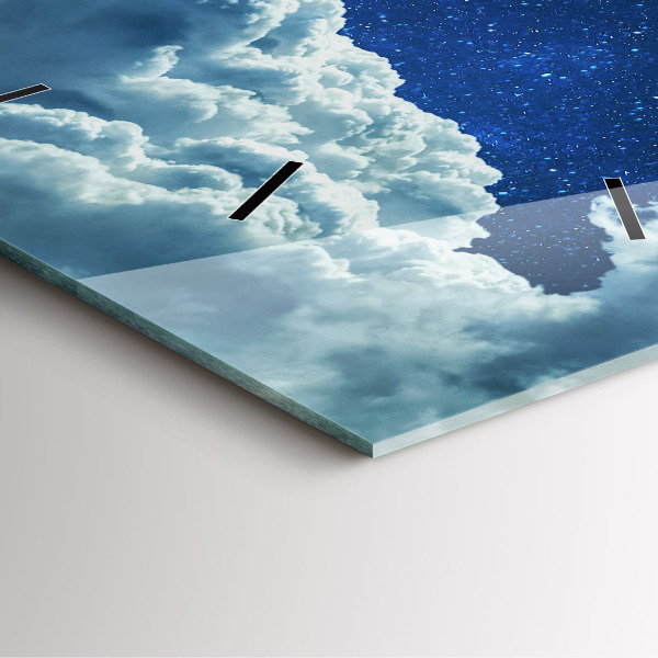 Kwadratowy zegar Nocne niebo