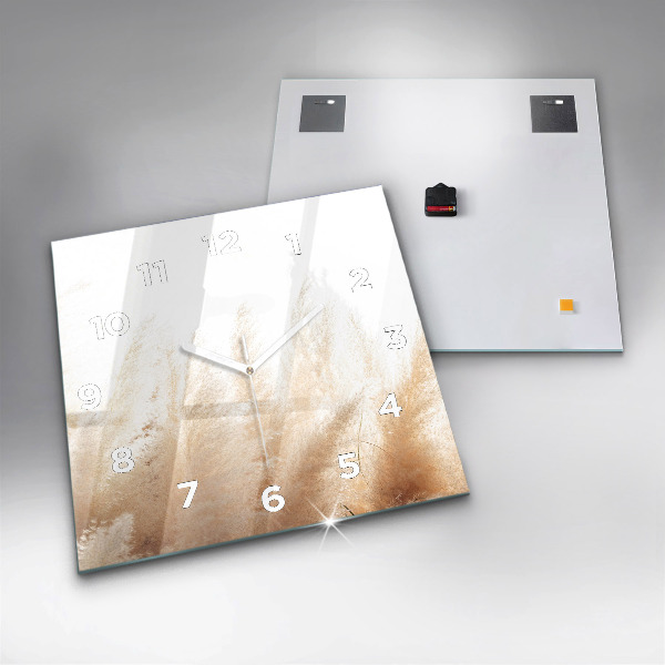 Kwadratowy zegar Kłosy zboża