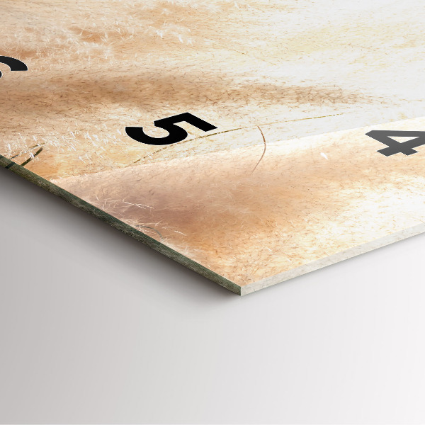 Kwadratowy zegar Kłosy zboża