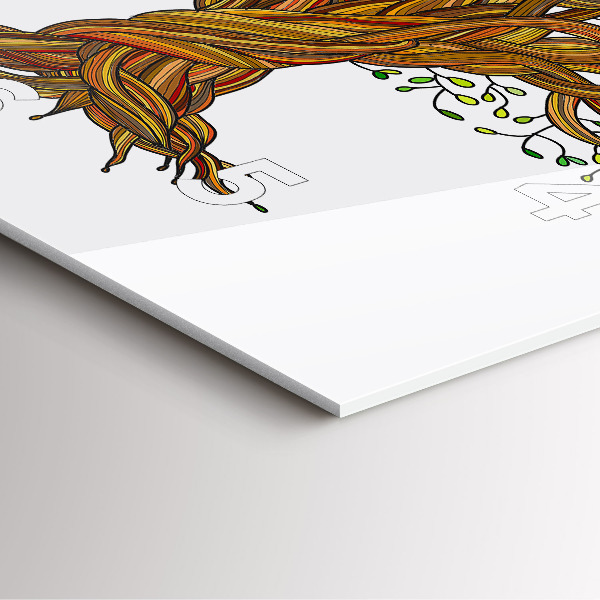 Kwadratowy zegar Drzewo i korzenie