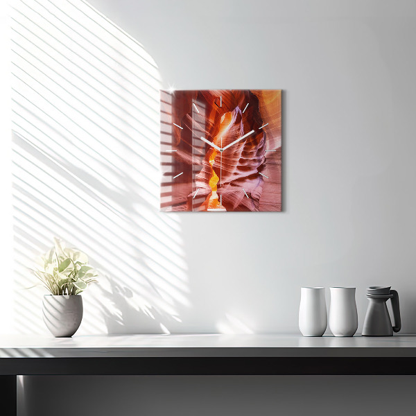 Kwadratowy zegar Piaskowy kanion